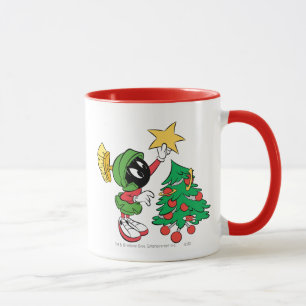 MARVIN THE MARTIAN™ setzt Stern auf den Baum Tasse