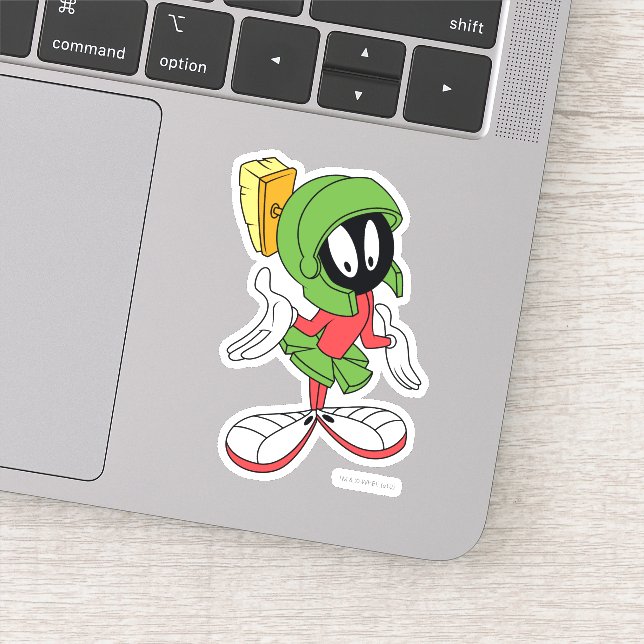 MARVIN THE MARTIAN™ Shrug Aufkleber (Detail)