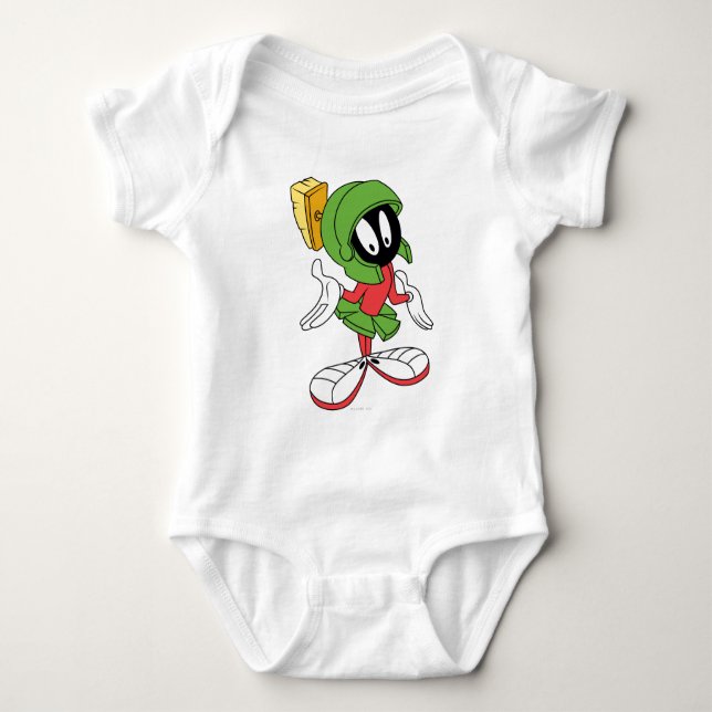 MARVIN THE MARTIAN™ Shrug Baby Strampler (Vorderseite)