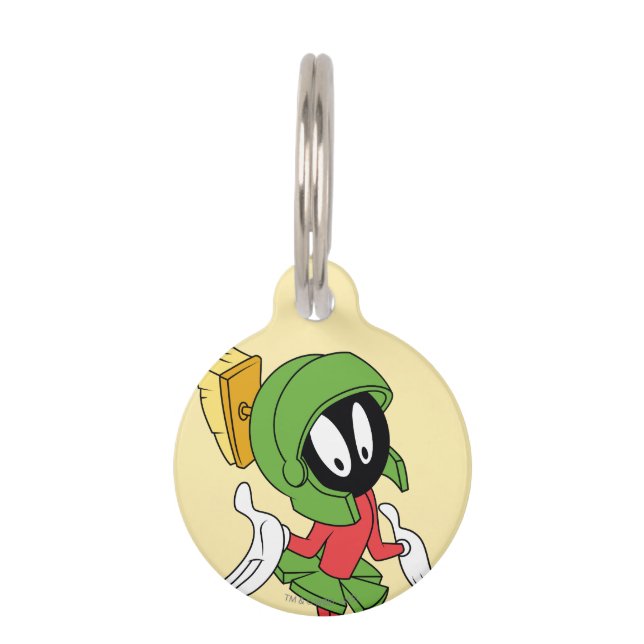 MARVIN THE MARTIAN™ Shrug Haustiermarke (Vorderseite)