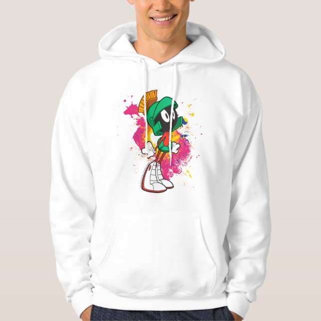 MARVIN THE MARTIAN™ Stehend auf Heelsen Hoodie (Vorderseite)