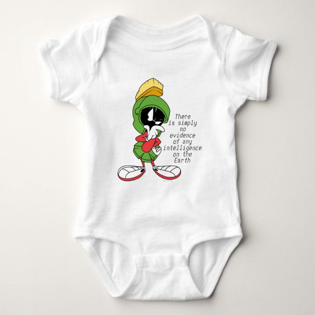 MARVIN THE MARTIAN™ Thinking Baby Strampler (Vorderseite)
