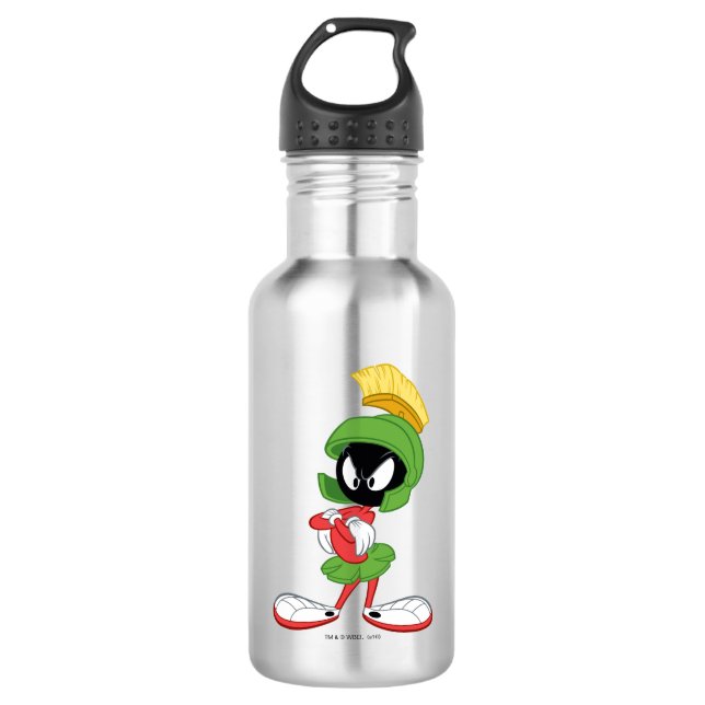 MARVIN THE MARTIAN™| Überkreuzte Waffen Edelstahlflasche (Vorderseite)