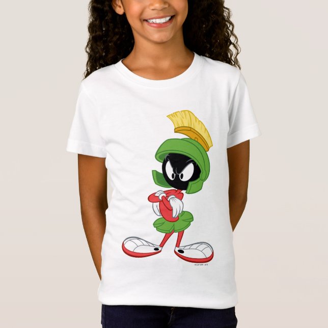 MARVIN THE MARTIAN™| Überkreuzte Waffen T-Shirt (Vorderseite)