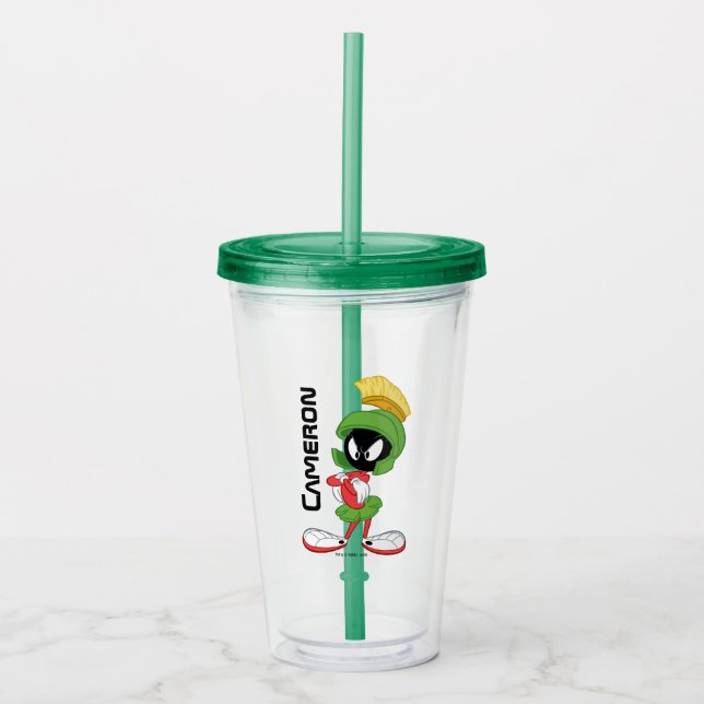 MARVIN THE MARTIAN™ | Überquerte Waffen Acryltrinkbecher (Vorderseite)