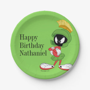 MARVIN THE MARTIAN™   Überquerte Waffen Pappteller