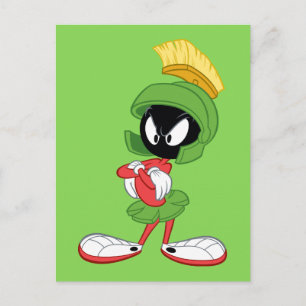 MARVIN THE MARTIAN™   Überquerte Waffen Postkarte