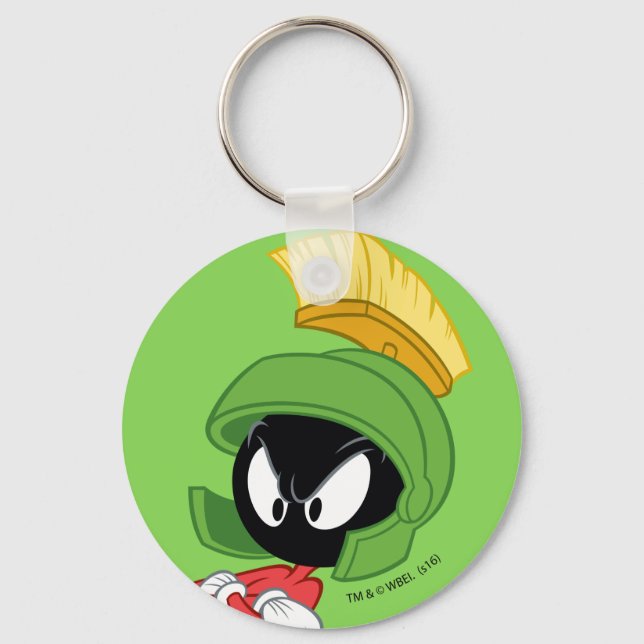 MARVIN THE MARTIAN™ | Überquerte Waffen Schlüsselanhänger (Vorderseite)