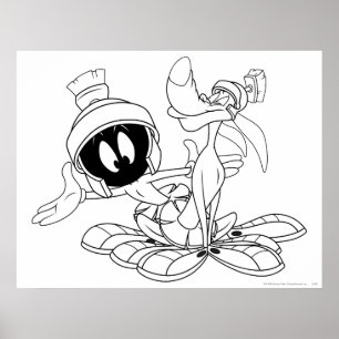 MARVIN THE MARTIAN™ und K-9 Poster