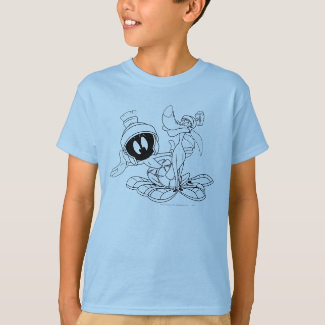 MARVIN THE MARTIAN™ und K-9 T-Shirt (Vorderseite)