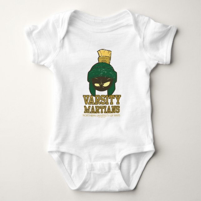 MARVIN THE MARTIAN™ Varsity Collegiate Graphic Baby Strampler (Vorderseite)