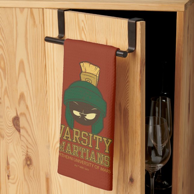 MARVIN THE MARTIAN™ Varsity Collegiate Graphic Geschirrtuch (Drittel gefaltet)