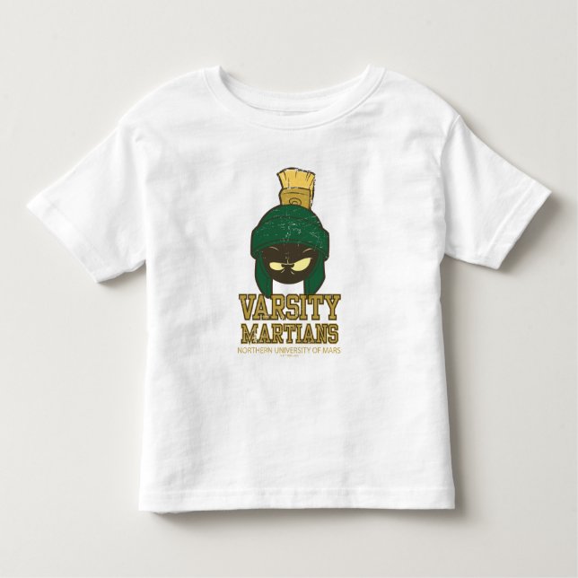 MARVIN THE MARTIAN™ Varsity Collegiate Graphic Kleinkind T-shirt (Vorderseite)
