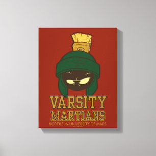 MARVIN THE MARTIAN™ Varsity Collegiate Graphic Leinwanddruck