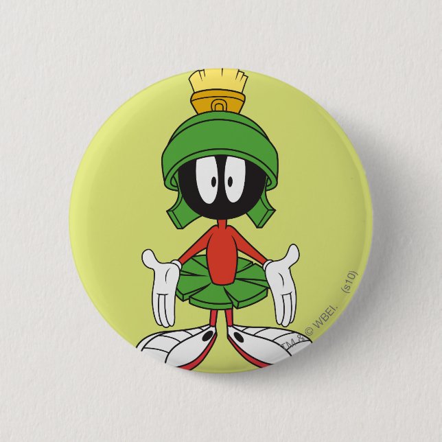 MARVIN THE MARTIAN™ verwirrt Button (Vorderseite)