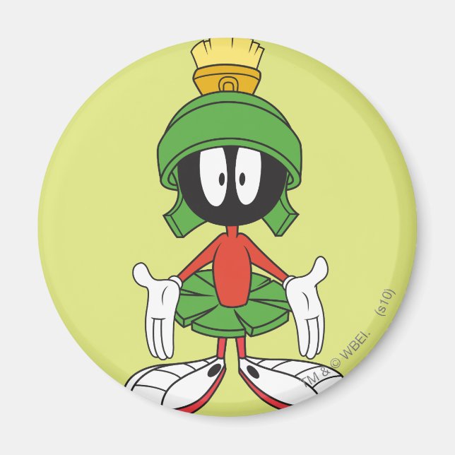 MARVIN THE MARTIAN™ verwirrt Magnet (Vorne)