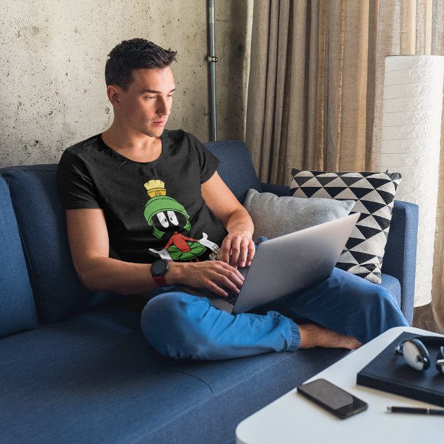 MARVIN THE MARTIAN™ verwirrt Tri-Blend Shirt (Von Creator hochgeladen)