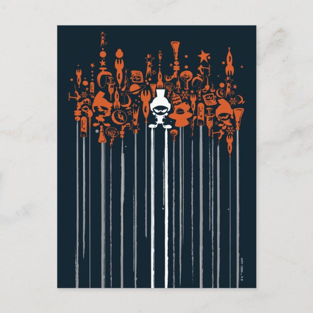 MARVIN THE MARTIAN™ Weapons of Mass Destruruction Postkarte (Vorderseite)