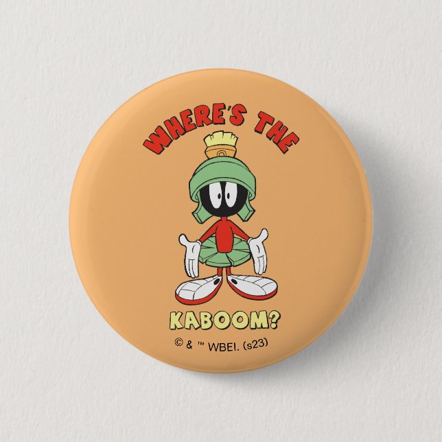 MARVIN THE MARTIAN™ Wo ist der Kaboom? Button (Vorderseite)