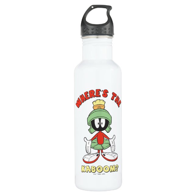 MARVIN THE MARTIAN™ Wo ist der Kaboom? Edelstahlflasche (Vorderseite)