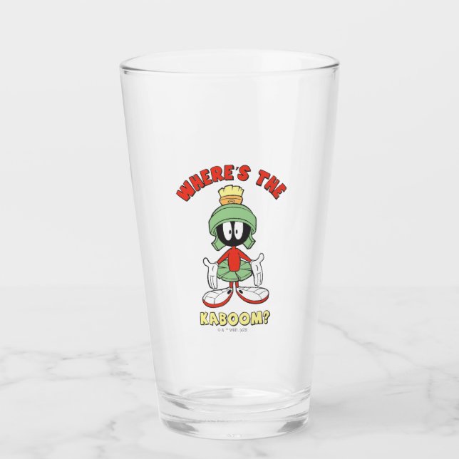 MARVIN THE MARTIAN™ Wo ist der Kaboom? Glas (Vorderseite)