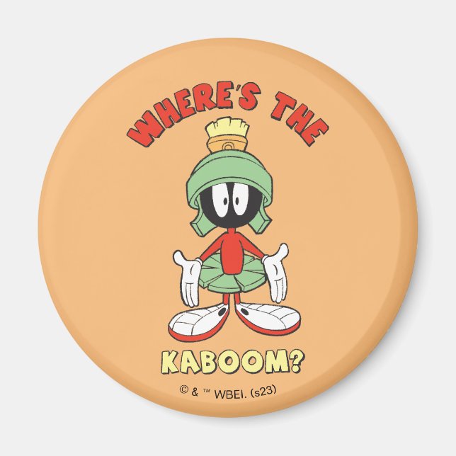 MARVIN THE MARTIAN™ Wo ist der Kaboom? Magnet (Vorne)