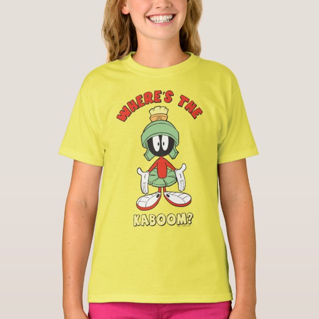 MARVIN THE MARTIAN™ Wo ist der Kaboom? T-Shirt (Vorderseite)