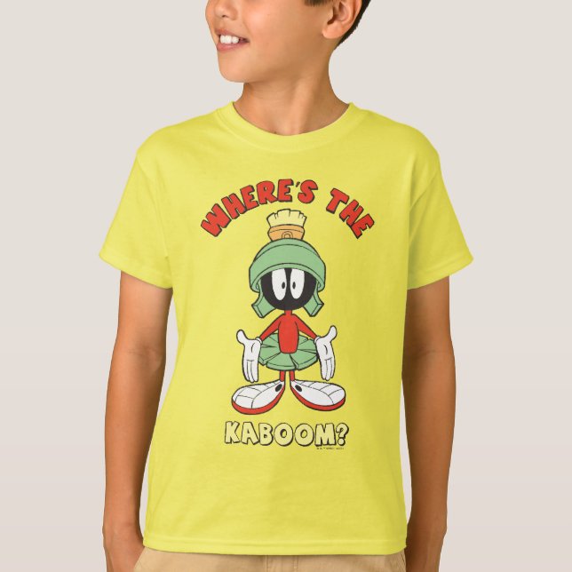 MARVIN THE MARTIAN™ Wo ist der Kaboom? T-Shirt (Vorderseite)