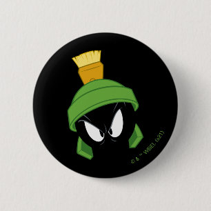MARVIN THE MARTIAN™ Wütendes Gesicht Button