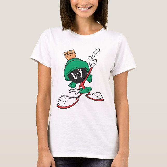 MARVIN THE MARTIAN™ zeigt nach oben T-Shirt (Vorderseite)