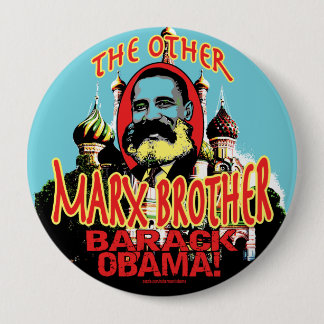 Marx-Bruderantiobama-Shirt Button
