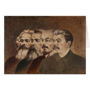 Marx, Engels, Lenin und Stalin
