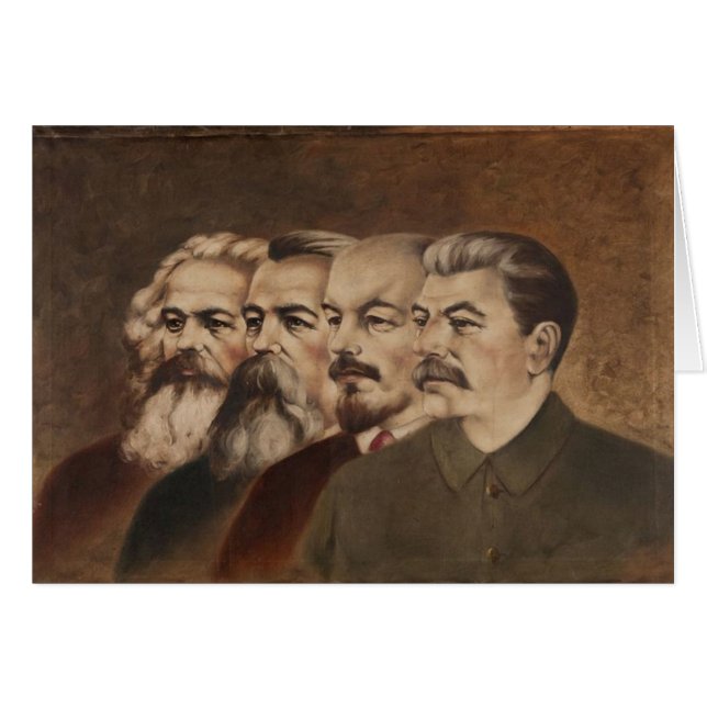 Marx, Engels, Lenin und Stalin (Vorderseite (Horizontal))
