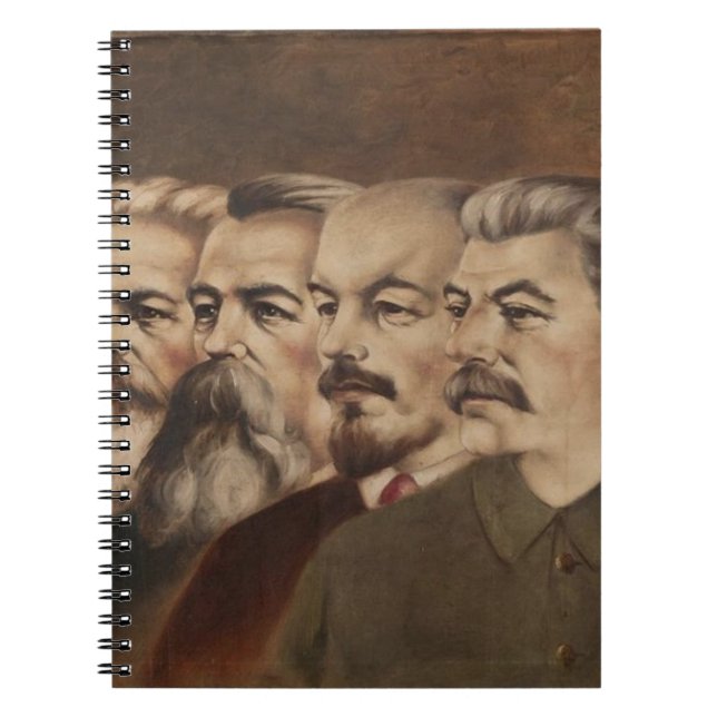 Marx, Engels, Lenin und Stalin Notizblock (Vorderseite)