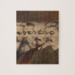 Marx, Engels, Lenin und Stalin Puzzle