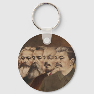 Marx, Engels, Lenin und Stalin Schlüsselanhänger