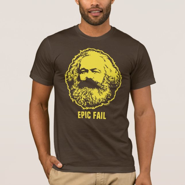 Marx-Epos versagen kundengerechtes Shirt (Vorderseite)