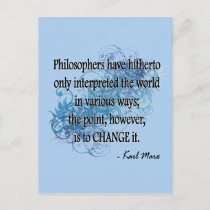 Marx Postkarte