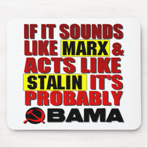 Marx, Stalin? Obama! Mousepad
