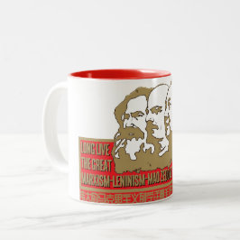 Marxismus-Leninismus-Mao Zedong dachte Zweifarbige Tasse