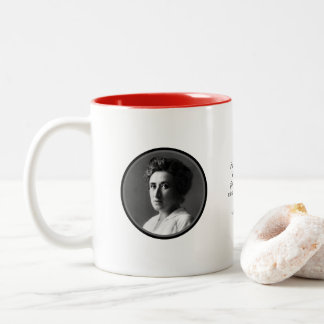 Marxist-Tasse Rosa Luxemburg Zweifarbige Tasse