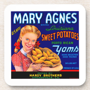 Mary Agnes Louisiana Yams Getränkeuntersetzer