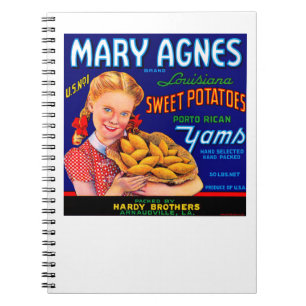 Mary Agnes Louisiana Yams Notizblock