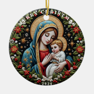 Mary and Baby Jesus Weihnachtsschmuck