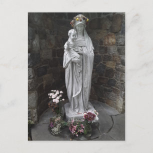 Mary and Christ Child Postkarte