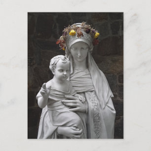 Mary and Christ Child Postkarte