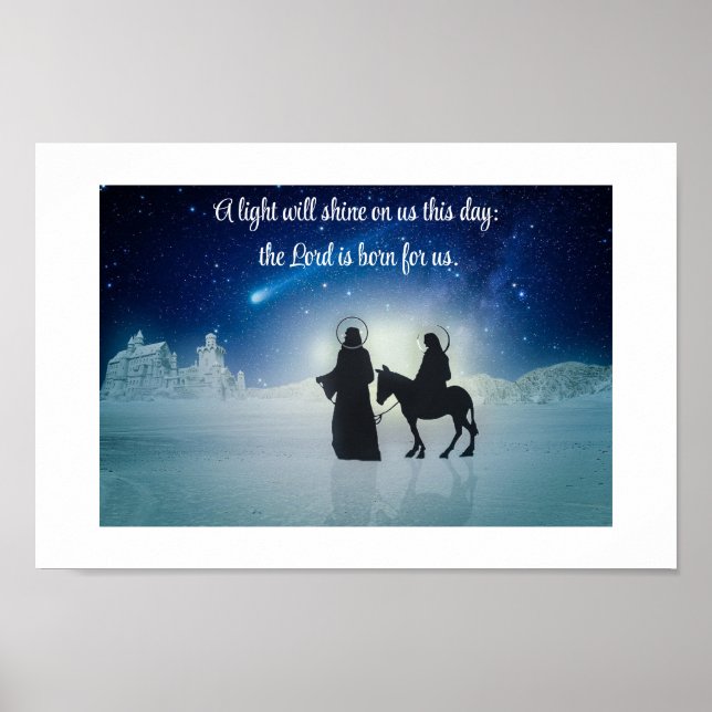 Mary and Joseph's Journey Poster (Matte) (Vorne)