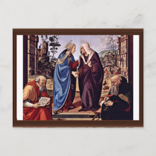 Mary and St. Elisabeth St. Nicholas and St. Anthon Postkarte