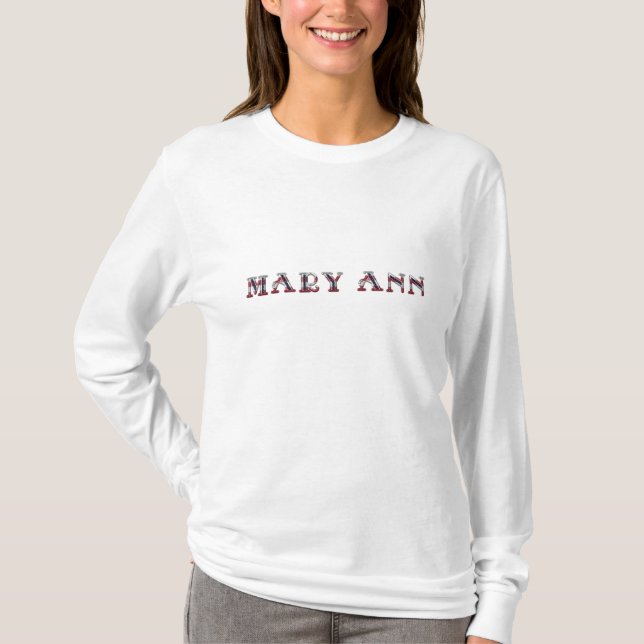 Mary Ann 1, Ladys Long Sleeve T-Shirt (Vorderseite)