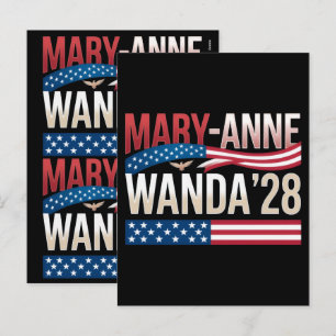Mary-Anne Wanda 28 Mary Anne Wanda 2028 T-Shirt Feiertagspostkarte